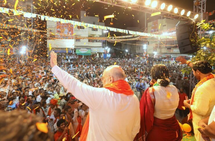 Amit Shah Rally MAssive Crowd - The Hard News Daily