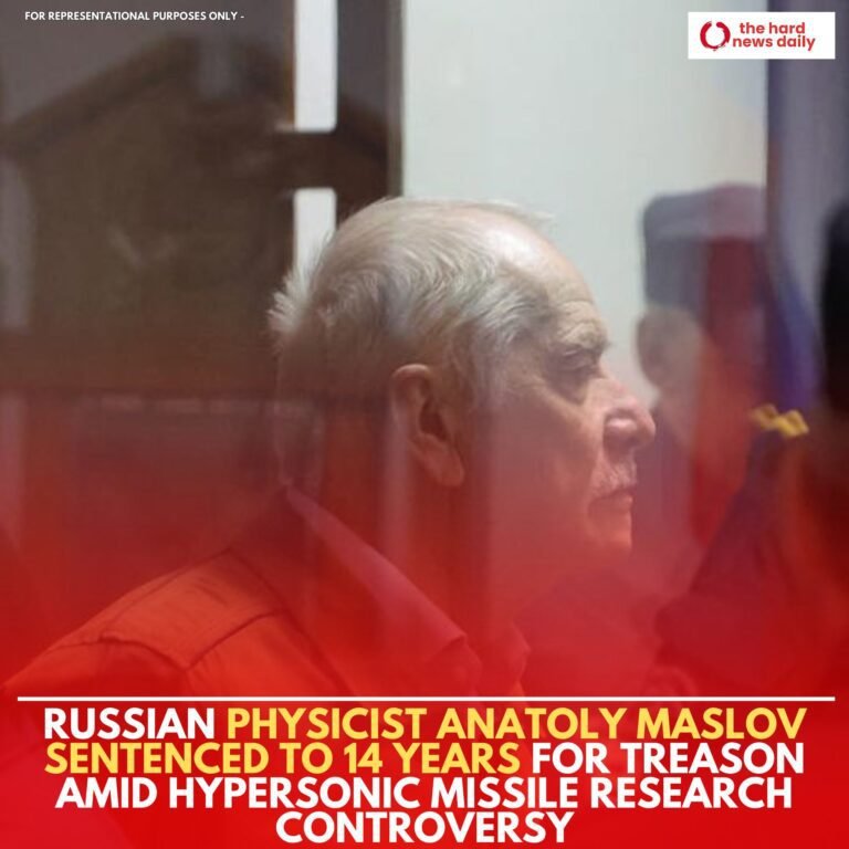 Russian Physicist Anatoly Maslov Sentenced to 14 Years for Treason Amid Hypersonic Missile Research Controversy