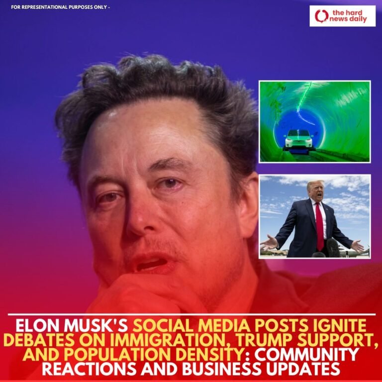 Elon Musk’s Social Media Posts Spark Heated Debates on Immigration, Trump, and Business Ventures