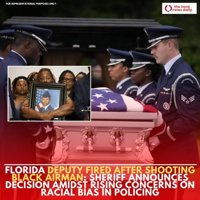 A Florida deputy who discharged his firearm, resulting in the injury of U.S. airman Roger Fortson, has been terminated from his position. - The Hard News Daily