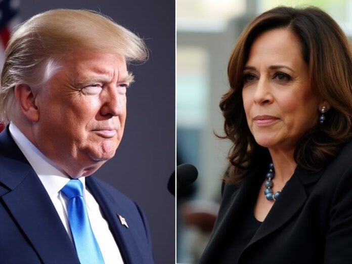 Trump vs Harris - Who will win US 2024 Elections - GROK AI image