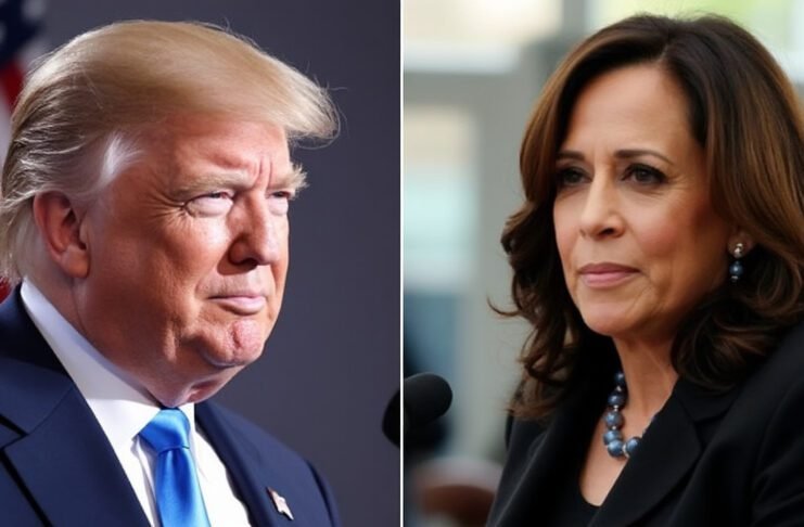 Trump vs Harris - Who will win US 2024 Elections - GROK AI image