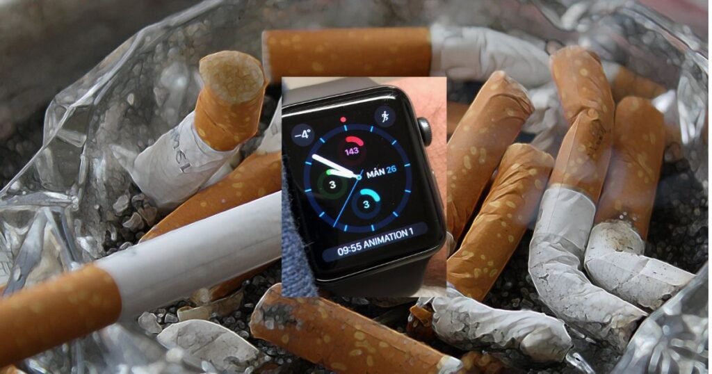 Apple Watch quit smoking by showing heart rate spikes