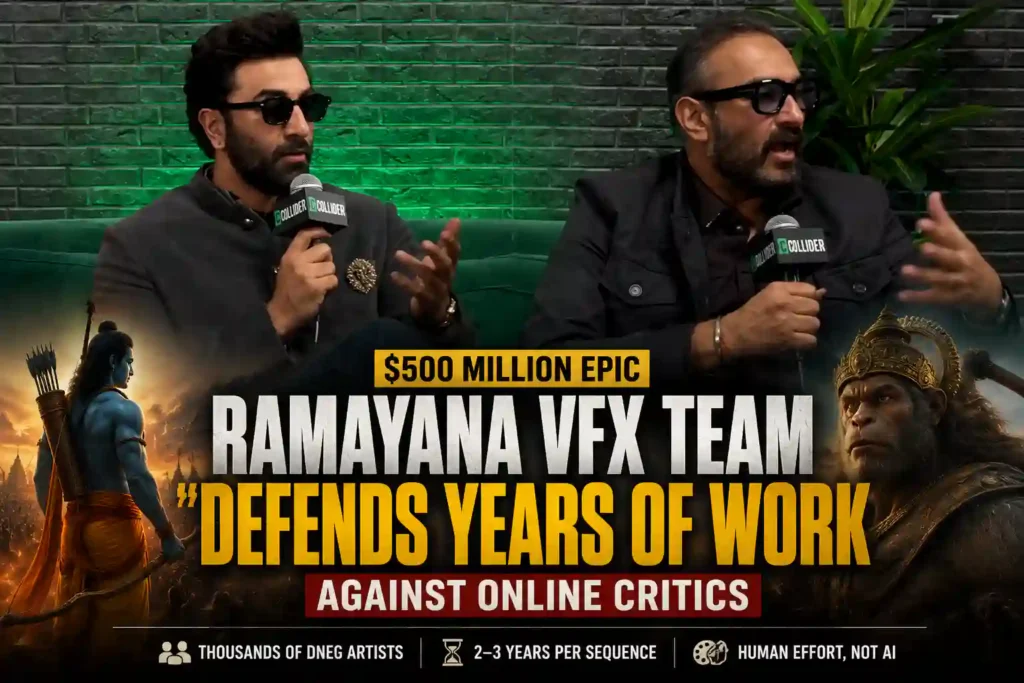 Ramayana VFX team defending the film's visual effects after trailer criticism