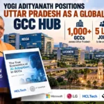 Yogi Adityanath promoting Uttar Pradesh as a global GCC hub with a target of 1,000 centres and 5 lakh jobs.